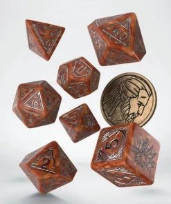Q Workshop Witcher Polydice Set - Geralt, The Monster Slayer