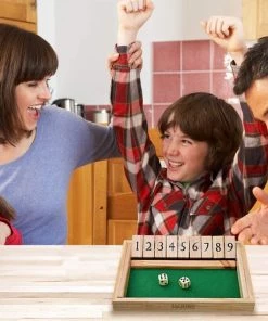 Deluxe HB Sluit De Doos - Sluit De Doos Dice-game - Luxe 9 Nummers Vouwbord Game- (WK 02127) -Dobbel Spellen Winkel 550x550 225