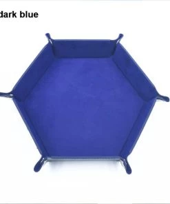 Genvi Dobbelstenenbak Zeshoek Donker Blauw Klein