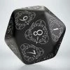 Q Workshop QWorkshop Life Counter Die D20 Black White