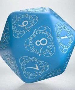 Q Workshop QWorkshop Life Counter Die D20 Blue White