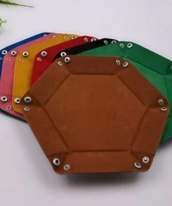 Genvi Dobbelstenenbak Zeshoek Bruin Groot 7 Genvi Dobbelstenenbak Zeshoek Bruin Groot -Dobbel Spellen Winkel 550x550 287