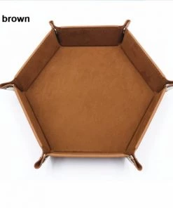 Genvi Dobbelstenenbak Zeshoek Bruin Klein