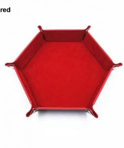 Genvi Dobbelstenenbak Zeshoek Rood Groot