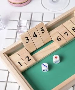 Sharp Games Shut The Box | Hout | Inclusief Dobbelstenen | Houten Spel | Dobbelspel | Kansspel | Drankspel | Reisspel | Rekenspel 15 Sharp Games Shut The Box | Hout | Inclusief Dobbelstenen | Houten Spel | Dobbelspel | Kansspel | Drankspel | Reisspel | Rekenspel -Dobbel Spellen Winkel 550x550 33