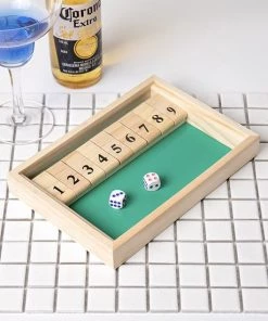 Sharp Games Shut The Box | Hout | Inclusief Dobbelstenen | Houten Spel | Dobbelspel | Kansspel | Drankspel | Reisspel | Rekenspel 17 Sharp Games Shut The Box | Hout | Inclusief Dobbelstenen | Houten Spel | Dobbelspel | Kansspel | Drankspel | Reisspel | Rekenspel -Dobbel Spellen Winkel 550x550 34