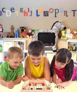 Deluxe HB Sluit De Doos - Zinaps Wooden Board Game, Classic Dice Game Board Toy, Sluit De Doos, Familie Maths Game Voor Kinderen, Houten Tafel Spel, Klassiek- (WK 02127) -Dobbel Spellen Winkel 550x550 8