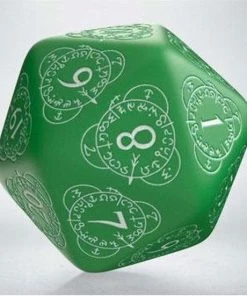 Q Workshop QWorkshop Life Counter Die D20 Green White
