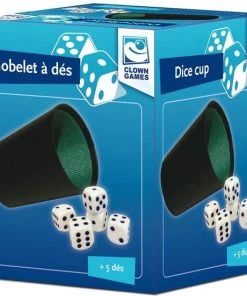 Clown Games Dobbelbeker Met Dobbelstenen -Dobbel Spellen Winkel 550x551 23