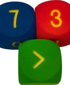 Dobbelstenen Rekenset | Volley Foam Dobbelstenen | Set Van 3 Stuks | 16x16x16 Cm | Schuimstof Dobbelsteen | Foam Dobbelstenen -Dobbel Spellen Winkel 550x551 24