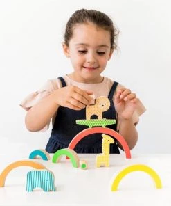 Balansspel Wild Rainbow - Petit Collage -Dobbel Spellen Winkel 550x552 16