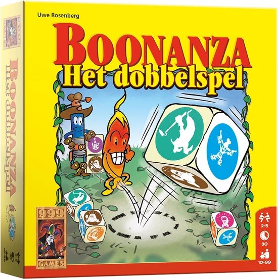 999 Games Boonanza: Het Dobbelspel Dobbelspel 1 999 Games Boonanza: Het Dobbelspel Dobbelspel