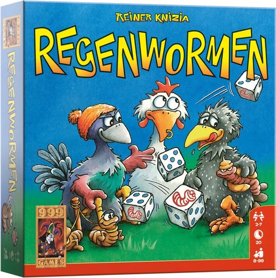 999 Games Regenwormen Dobbelspel 1 999 Games Regenwormen Dobbelspel
