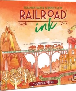 White Goblin Games Railroad Ink: Rode Versie