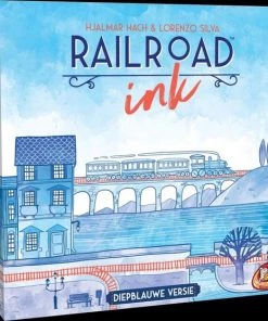White Goblin Games Railroad Ink: Diepblauwe Versie -Dobbel Spellen Winkel 550x557 1