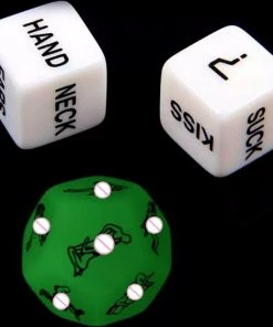 TN Pikante Dobbelstenen 3 Stuks - Erotische Spel Voor Koppels - Sex Dobbelstenen - Glow In The Dark - Vrijgezellenfeest - Kamasutra Seksstandjes - Seks Spel