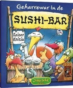 999 Games Geharrewar In De Sushibar Dobbelspel -Dobbel Spellen Winkel 550x574