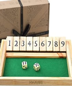 Deluxe HB Sluit De Doos - Sluit De Doos Dice-game - Luxe 9 Nummers Vouwbord Game- (WK 02127)