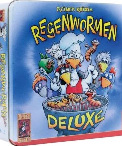 999 Games Regenwormen Deluxe Tin Dobbelspel
