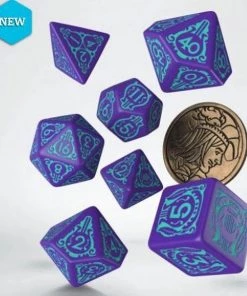 Q Workshop Witcher Polydice Set - Dandelion, Half A Century Of Poetry -Dobbel Spellen Winkel 550x589