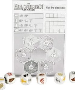 999 Games Spellenset - 2 Stuks - Catan Dobbelspel - Dobbelspel & Scoreblok 3 Stuks -Dobbel Spellen Winkel 550x592 5