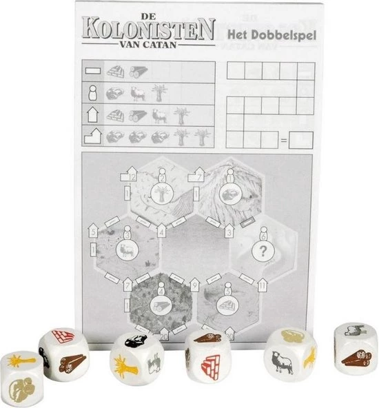 999 Games Spellenbundel - Dobbelspel - 2 Stuks - Beverbende & Catan Het Dobbelspel 6 999 Games Spellenbundel - Dobbelspel - 2 Stuks - Beverbende & Catan Het Dobbelspel - Afbeelding 6