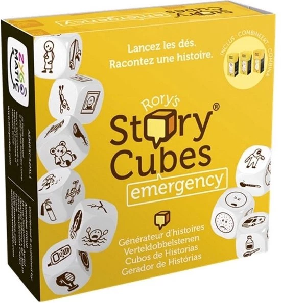 Asmodee Spellenbundel - Dobbelspel - 3 Stuks - Rory's Story Cubes Fantasia, Astro & Emergency 10 Asmodee Spellenbundel - Dobbelspel - 3 Stuks - Rory's Story Cubes Fantasia, Astro & Emergency - Afbeelding 10