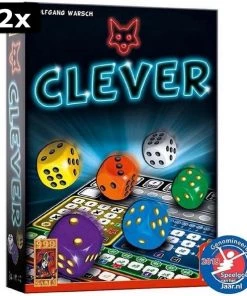 999 Games 2x Clever Dobbelspel 18 999 Games 2x Clever Dobbelspel -Dobbel Spellen Winkel 550x595 3