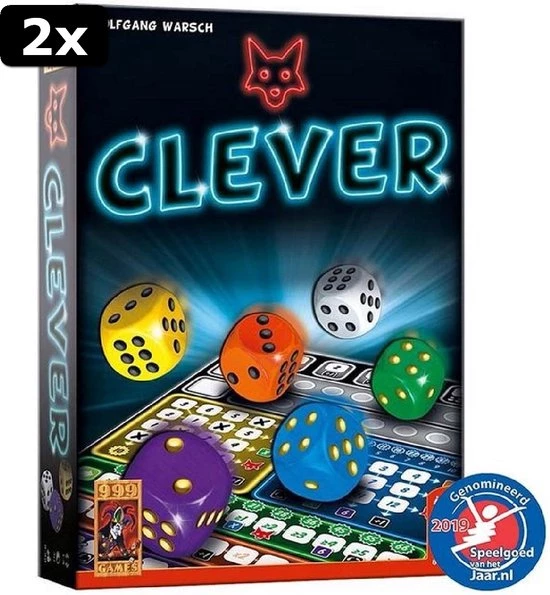 999 Games 2x Clever Dobbelspel 10 999 Games 2x Clever Dobbelspel - Afbeelding 10