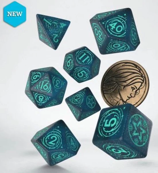 Q Workshop Witcher Polydice Set - Yennefer, Sorceress Supreme 3 Q Workshop Witcher Polydice Set - Yennefer, Sorceress Supreme - Afbeelding 3