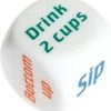 ECOSTARE Set Van 4 Drankspel Dobbelstenen - Drinkopdracht - Dobbelsteen - Drankspelletje - Drink - Drank - Spel - Drinken - Shots - Party - Partyspel - Dobbelen - Dobbelstenen - 4 STUKS