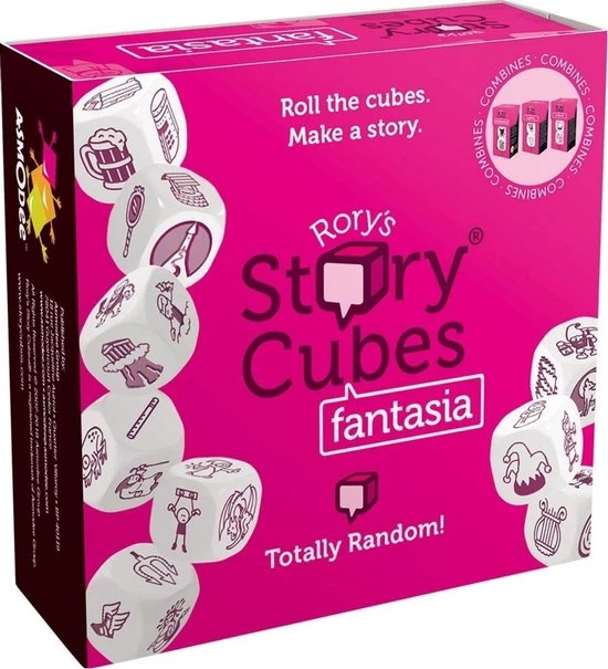 Merkloos Spellenbundel - Dobbelspel - 2 Stuks - Rory's Story Cubes Voyages & Fantasia 6 Merkloos Spellenbundel - Dobbelspel - 2 Stuks - Rory's Story Cubes Voyages & Fantasia - Afbeelding 6