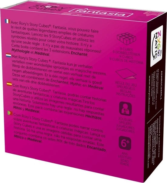 Merkloos Spellenbundel - Dobbelspel - 2 Stuks - Rory's Story Cubes Voyages & Fantasia 9 Merkloos Spellenbundel - Dobbelspel - 2 Stuks - Rory's Story Cubes Voyages & Fantasia - Afbeelding 9