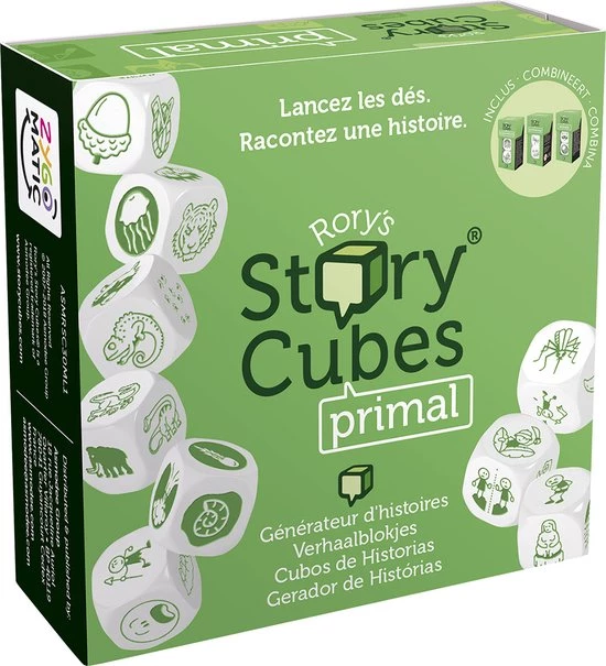 Zygomatic Board Game Studio Rory's Story Cubes Primal - Dobbelspel 1 Zygomatic Board Game Studio Rory's Story Cubes Primal - Dobbelspel