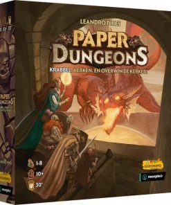 Paper Dungeons NL - Gezelschapsspel - Geronimo Games - Meeplebr