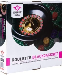 Engelhart Roulette En Blackjack Set - 30cm -Dobbel Spellen Winkel 550x624