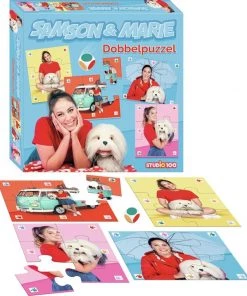 Samson & Marie Puzzel - Dobbelpuzzel - 4 Puzzels / 4x6 Stukken 8 Samson & Marie Puzzel - Dobbelpuzzel - 4 Puzzels / 4x6 Stukken -Dobbel Spellen Winkel 550x641