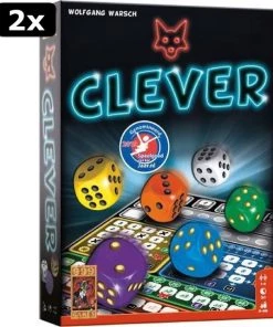 999 Games 2x Clever Dobbelspel 17 999 Games 2x Clever Dobbelspel -Dobbel Spellen Winkel 550x642 3