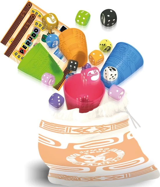 Zygomatic Board Game Studio Perudo Jumbo - Dobbelspel 4 Zygomatic Board Game Studio Perudo Jumbo - Dobbelspel - Afbeelding 4