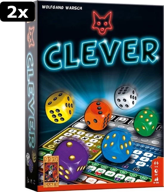 999 Games 2x Clever Dobbelspel 4 999 Games 2x Clever Dobbelspel - Afbeelding 4