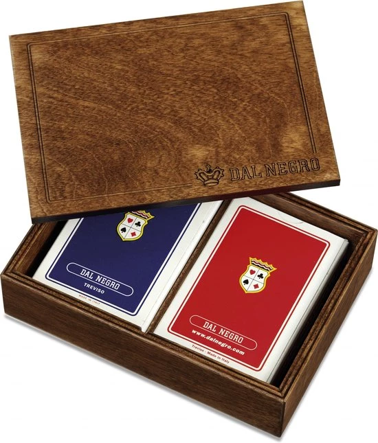 Dal Negro Speelkaarthouder 15 X 11 Cm Hout Bruin 1 Dal Negro Speelkaarthouder 15 X 11 Cm Hout Bruin