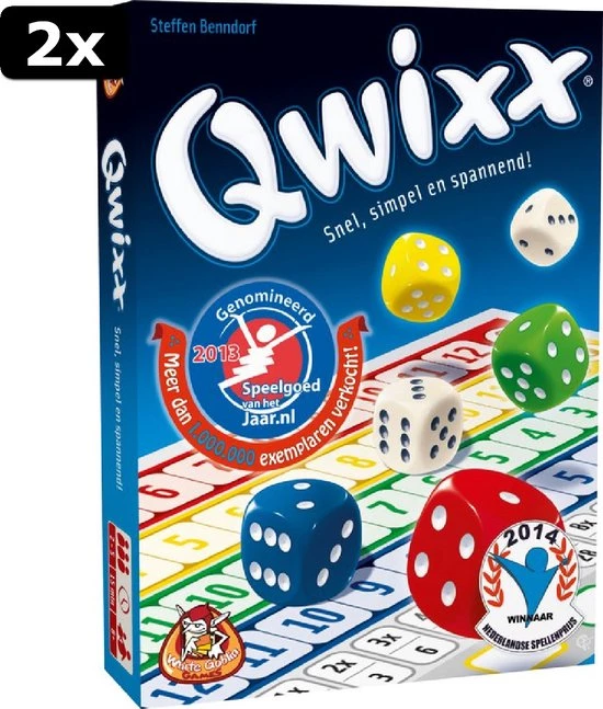 White Goblin Games 2x Qwixx - Dobbelspel 12 White Goblin Games 2x Qwixx - Dobbelspel - Afbeelding 12