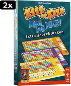 999 Games 2x Scoreblokken Keer Op Keer Drie Stuks Level 2, 3 En 4 Dobbelspel 8 999 Games 2x Scoreblokken Keer Op Keer Drie Stuks Level 2, 3 En 4 Dobbelspel -Dobbel Spellen Winkel 550x663 4