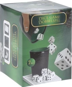 Mini Yathzee- 7-delig - Dobbelspel - Vakantie - Vrijetijdspel -Dobbel Spellen Winkel 550x664