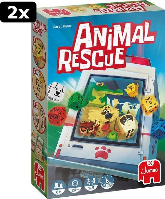 2x Jumbo Animal Rescue - Dobbelspel 12 2x Jumbo Animal Rescue - Dobbelspel - Afbeelding 12