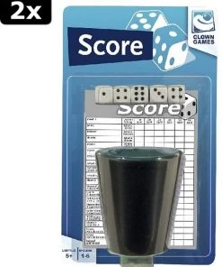 Clown Games 2x Clown Dobbelset + Scoreblok