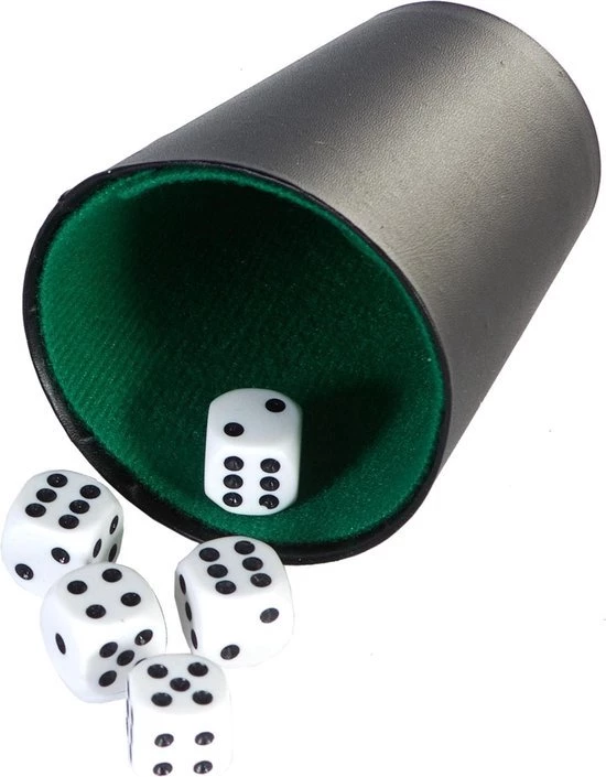 Clown Games Clown Dobbelset + Scoreblok 4 Clown Games Clown Dobbelset + Scoreblok - Afbeelding 4