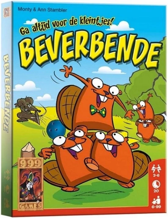 999 Games Spellenbundel - Dobbelspel - 2 Stuks - Beverbende & Keer Op Keer 2 999 Games Spellenbundel - Dobbelspel - 2 Stuks - Beverbende & Keer Op Keer - Afbeelding 2