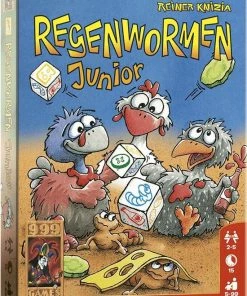 999 Games Regenwormen Junior (A13) Dobbelspel -Dobbel Spellen Winkel 550x721 1