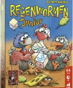 999 Games Regenwormen Junior (A13) Dobbelspel